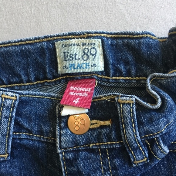 Children’s Place Girl Bootcut Stretch Jeans Size 4 - Picture 7 of 7